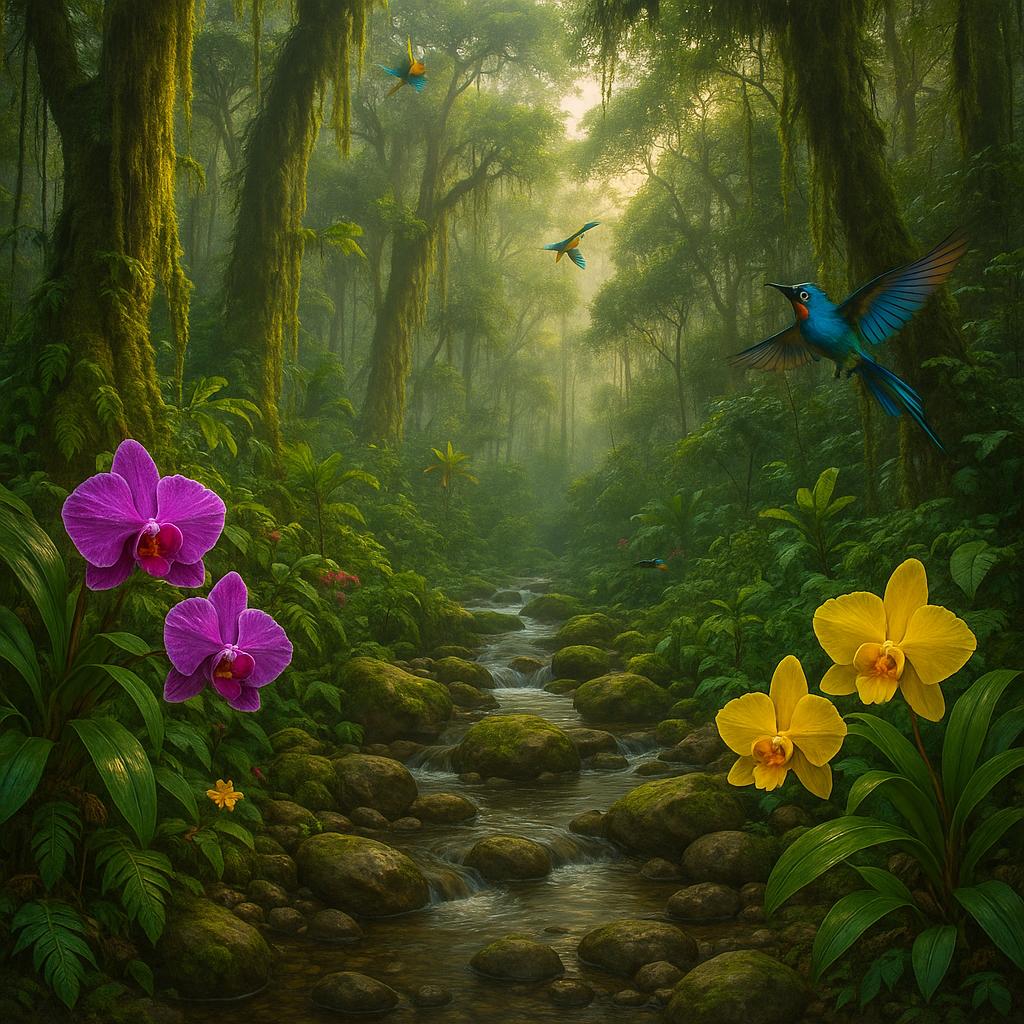Whispers of the Lush Rainforest