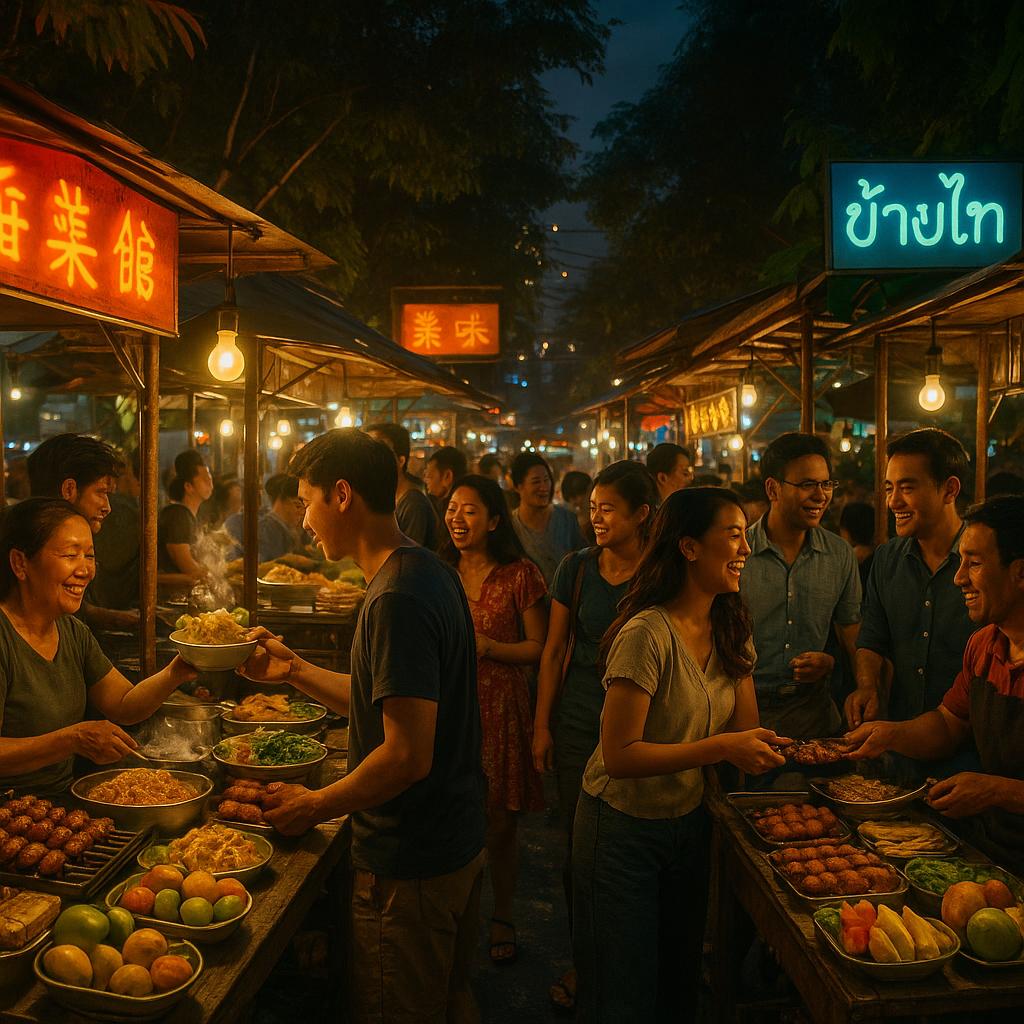 A Culinary Escape in the Heart of the Night Market