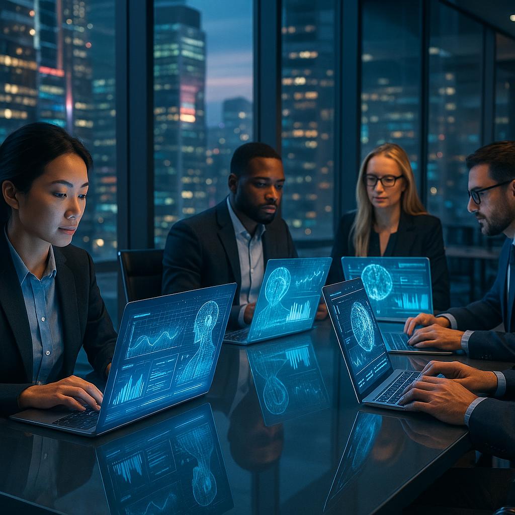Futuristic Corporate Nexus